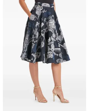 Temperley London イラスト入りAラインスカート - サムネイル3