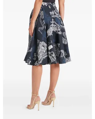 Temperley London イラスト入りAラインスカート - サムネイル4