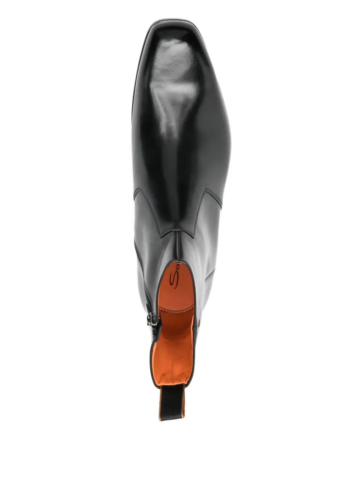 Santoni レザー ブーツ - 画像4