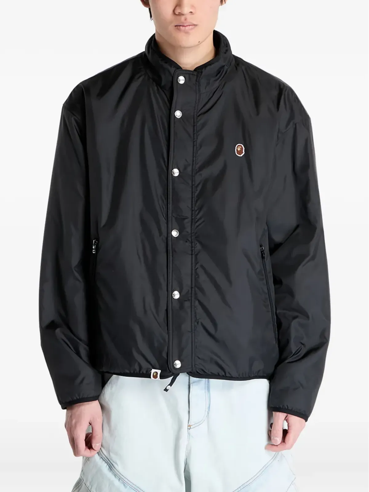 A BATHING APE® Abc カモ柄 ボア リバーシブルジャケット - 画像3