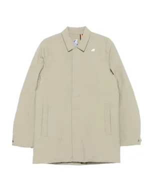 K-Way collared padded coat - Neutrals - サムネイル1