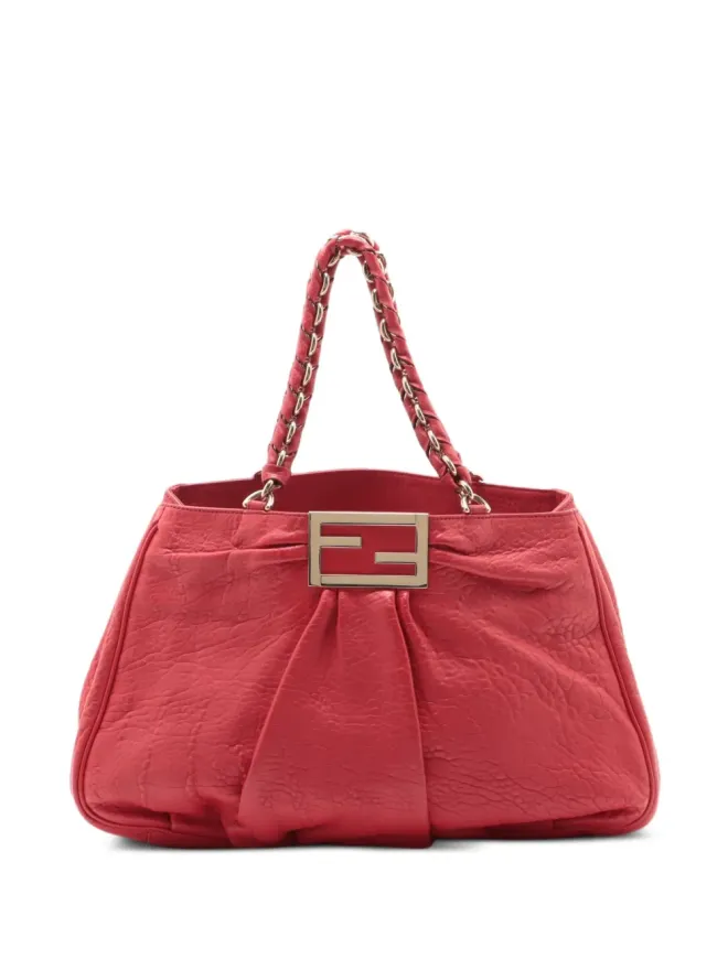 Fendi Pre-Owned Fendi Pre-Owned ミラ レザー トートバッグの商品画像