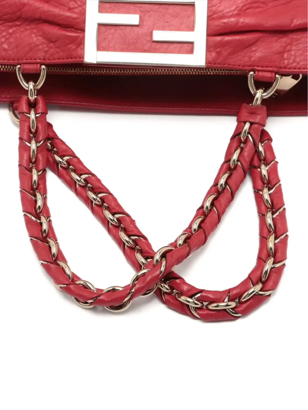 Fendi Pre-Owned ミラ レザー トートバッグ - 画像4