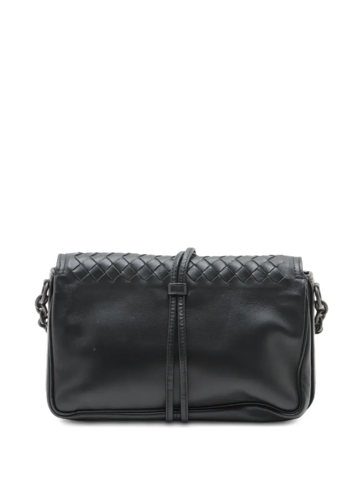 Bottega Veneta Pre-Owned イントレチャートレザー クロスボディバッグ - 画像2