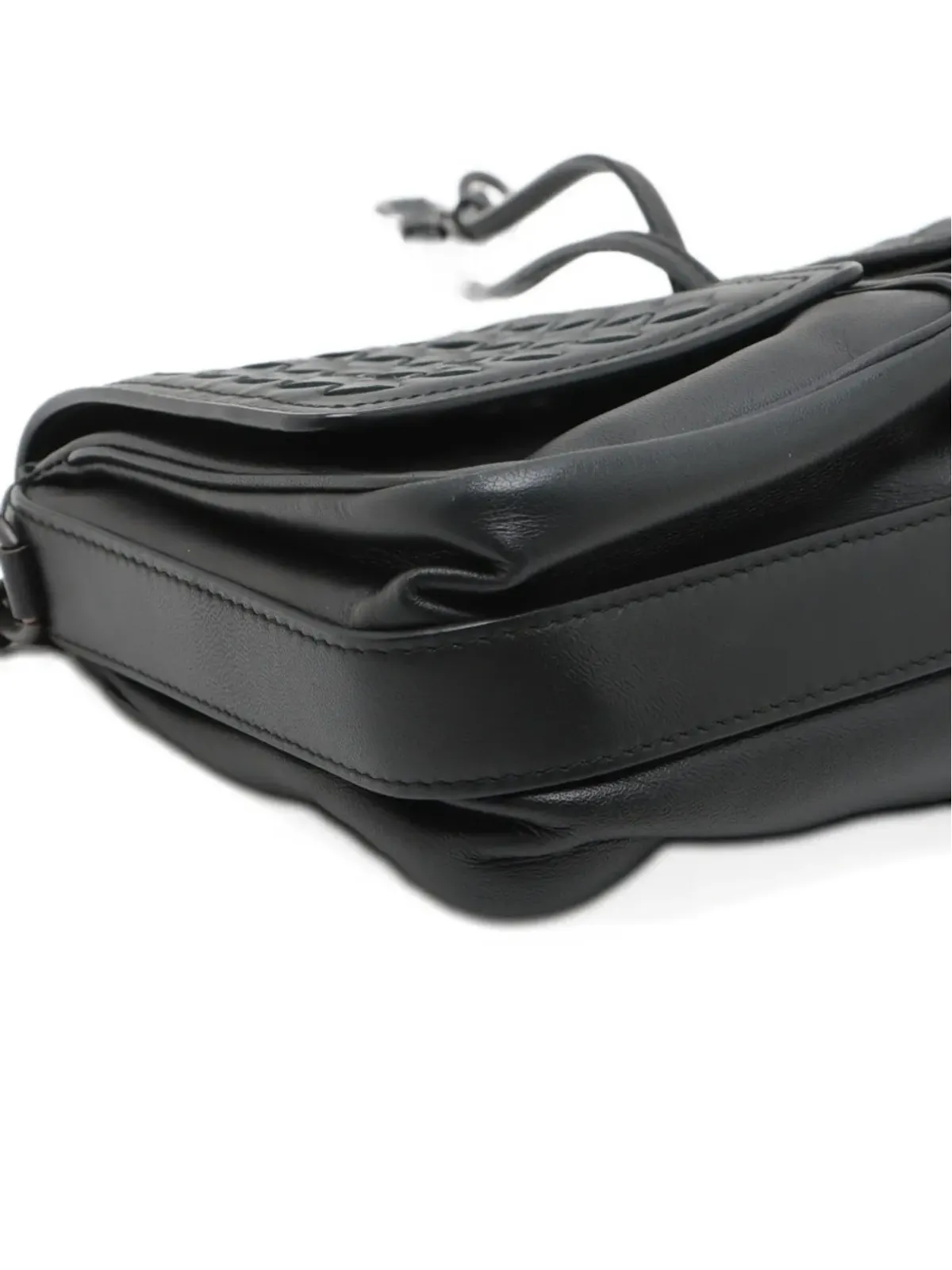 Bottega Veneta Pre-Owned イントレチャートレザー クロスボディバッグ - 画像3