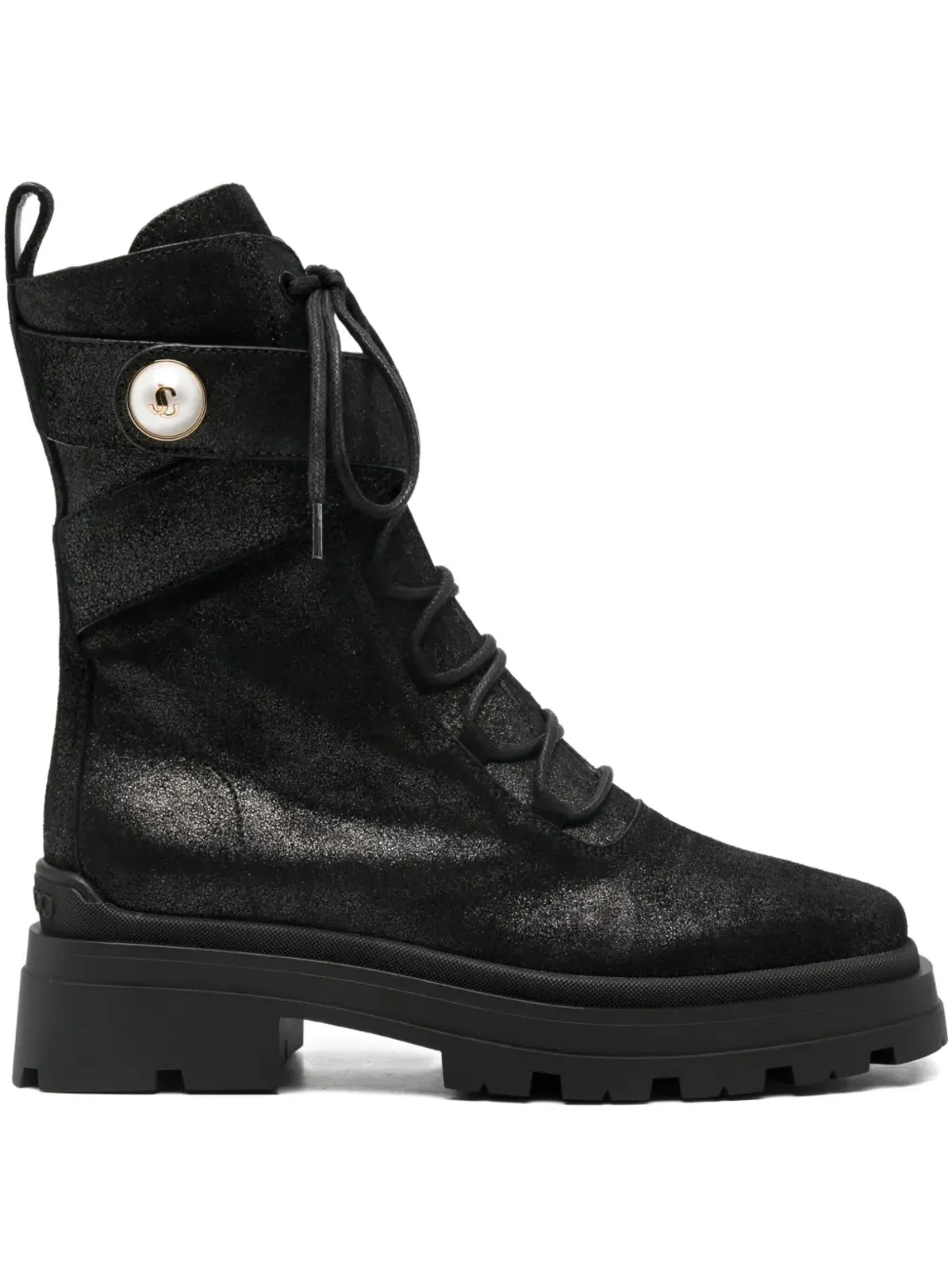 Jimmy Choo ブラック レザー ブーツ - 画像1