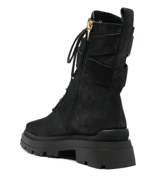 Jimmy Choo ブラック レザー ブーツ - サムネイル3