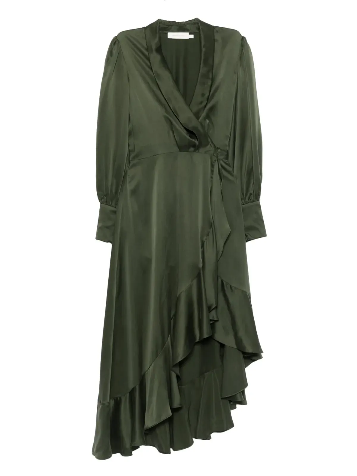 ZIMMERMANN ラッフル付きラップスタイル アシンメトリックドレス - 画像1