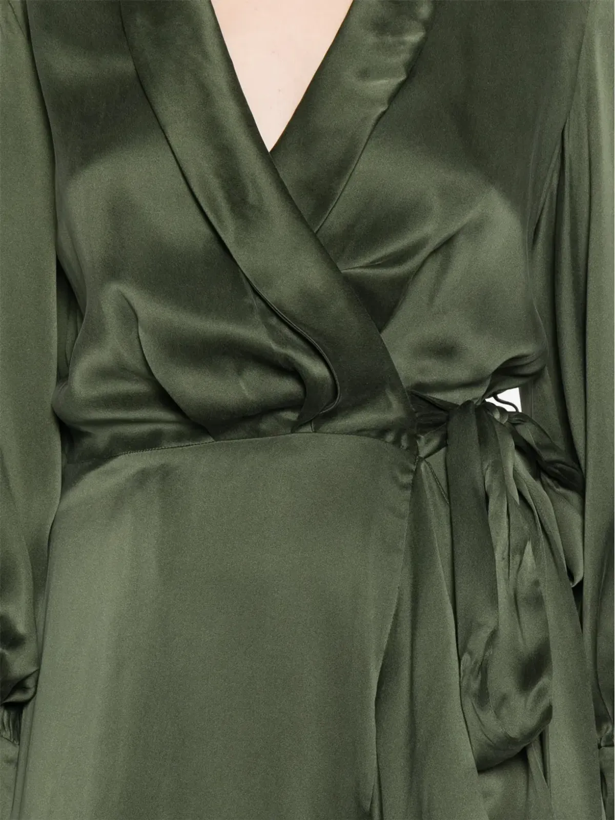 ZIMMERMANN ラッフル付きラップスタイル アシンメトリックドレス - 画像5