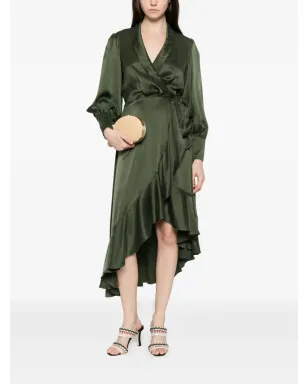 ZIMMERMANN ラッフル付きラップスタイル アシンメトリックドレス - サムネイル2