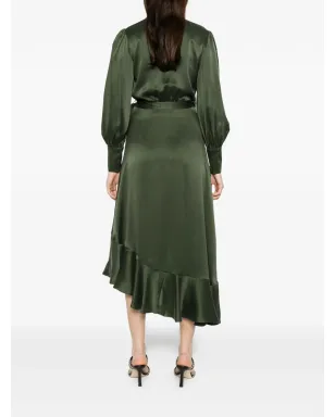 ZIMMERMANN ラッフル付きラップスタイル アシンメトリックドレス - サムネイル4