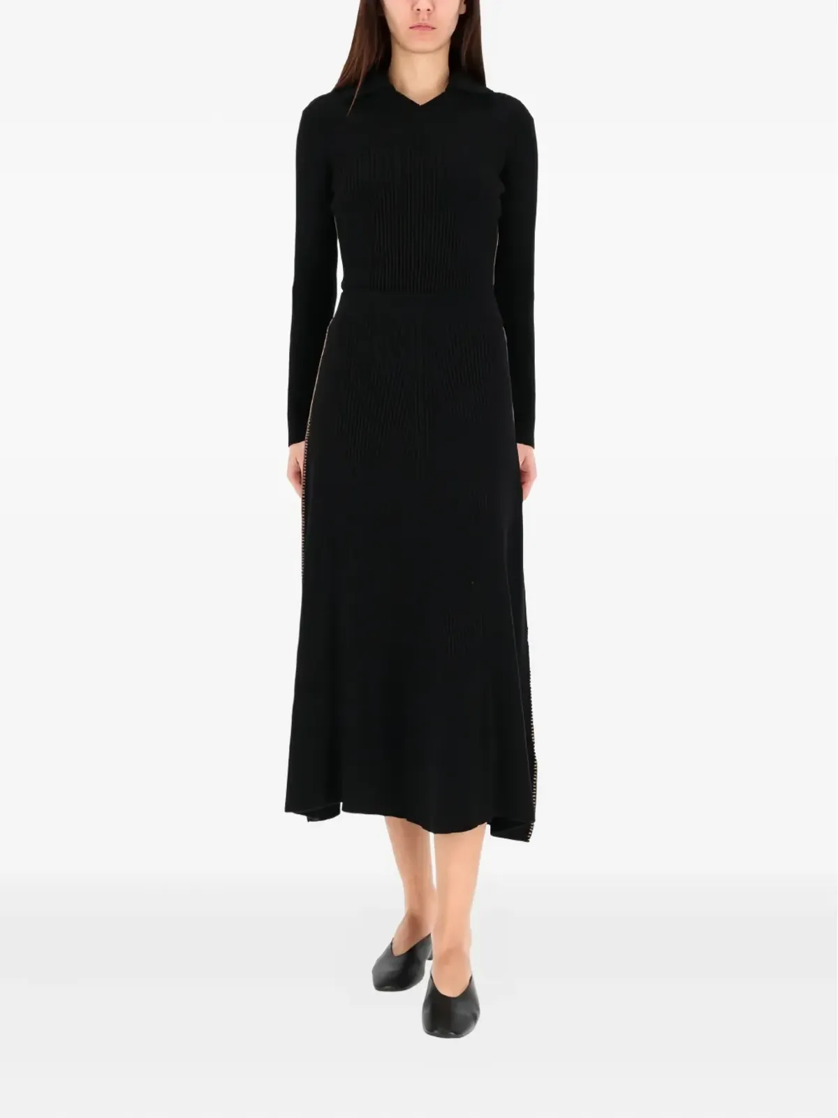 Paul Smith 襟付きリブ編みニット - 画像2