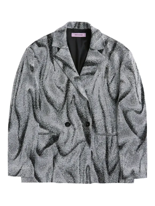 Maccapani Maccapani Tats swirl ブレザー - グレーの商品画像