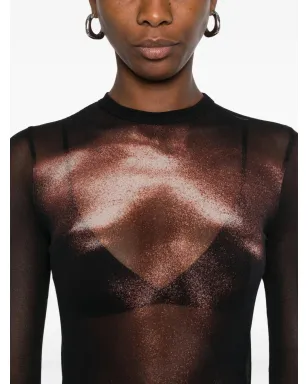 Jean Paul Gaultier ボディプリント メッシュトップ - サムネイル5