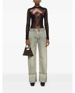 Jean Paul Gaultier ボディプリント メッシュトップ - サムネイル2