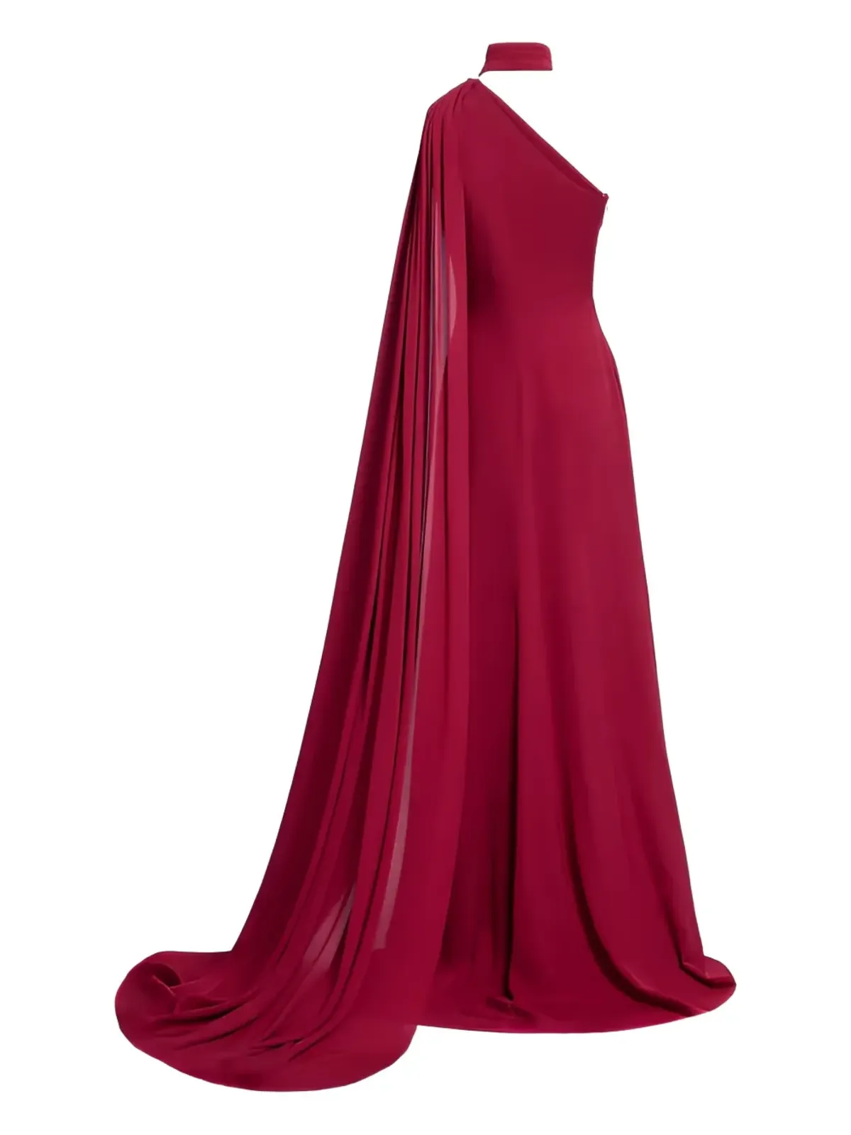 Elie Saab 片肩スカーフ付きマキシドレス - 画像5