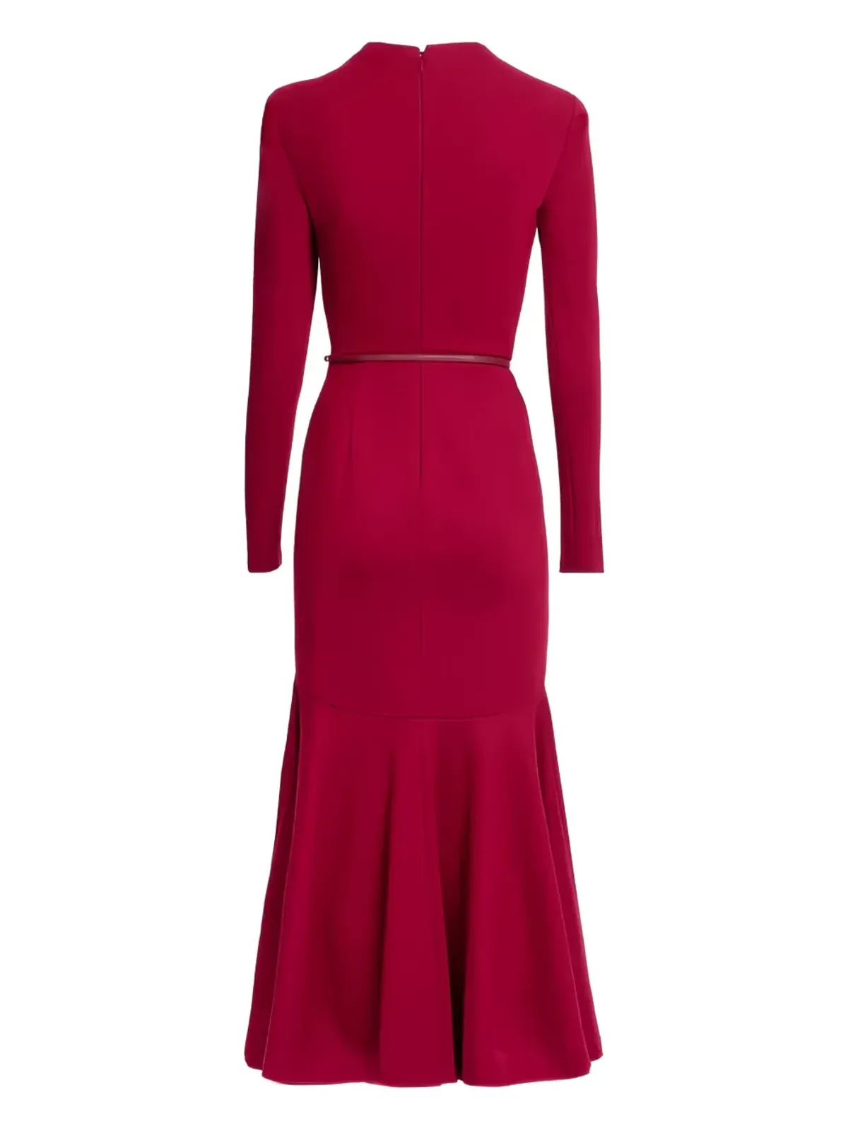 Elie Saab フリルベルト付きミディドレス - 画像5