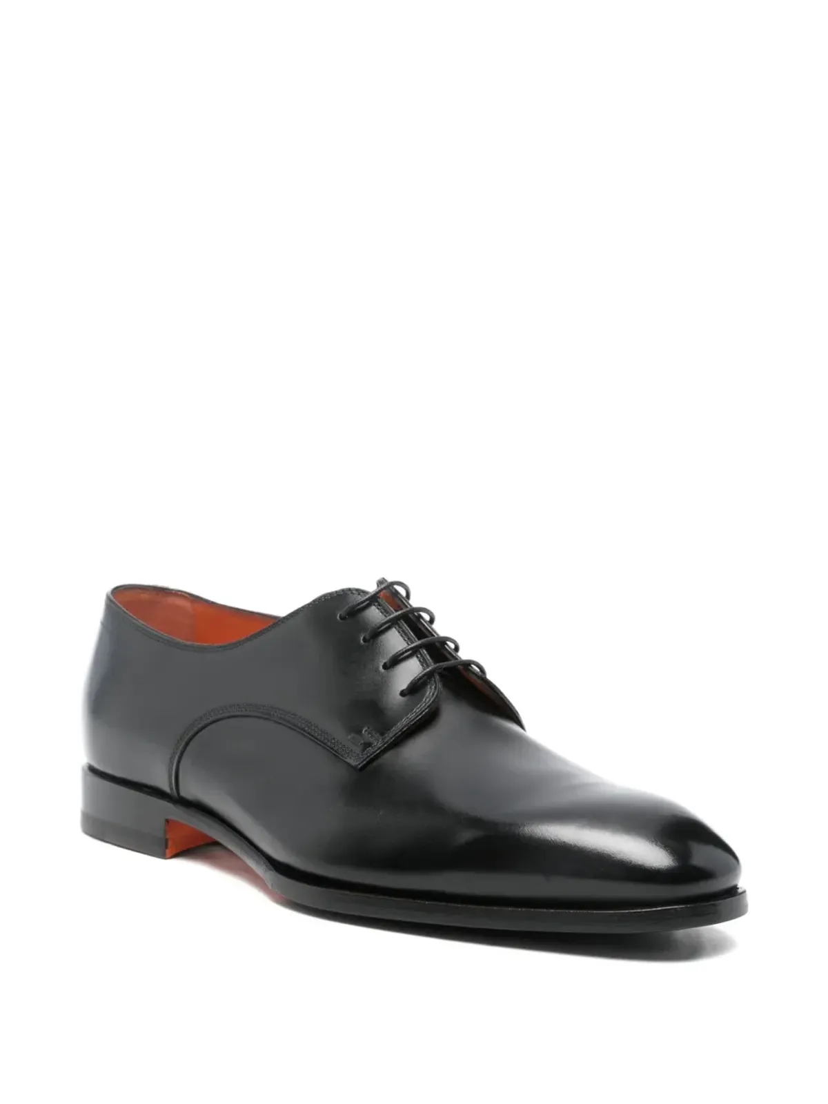 Santoni ブロックヒール ダービーシューズ - 画像2