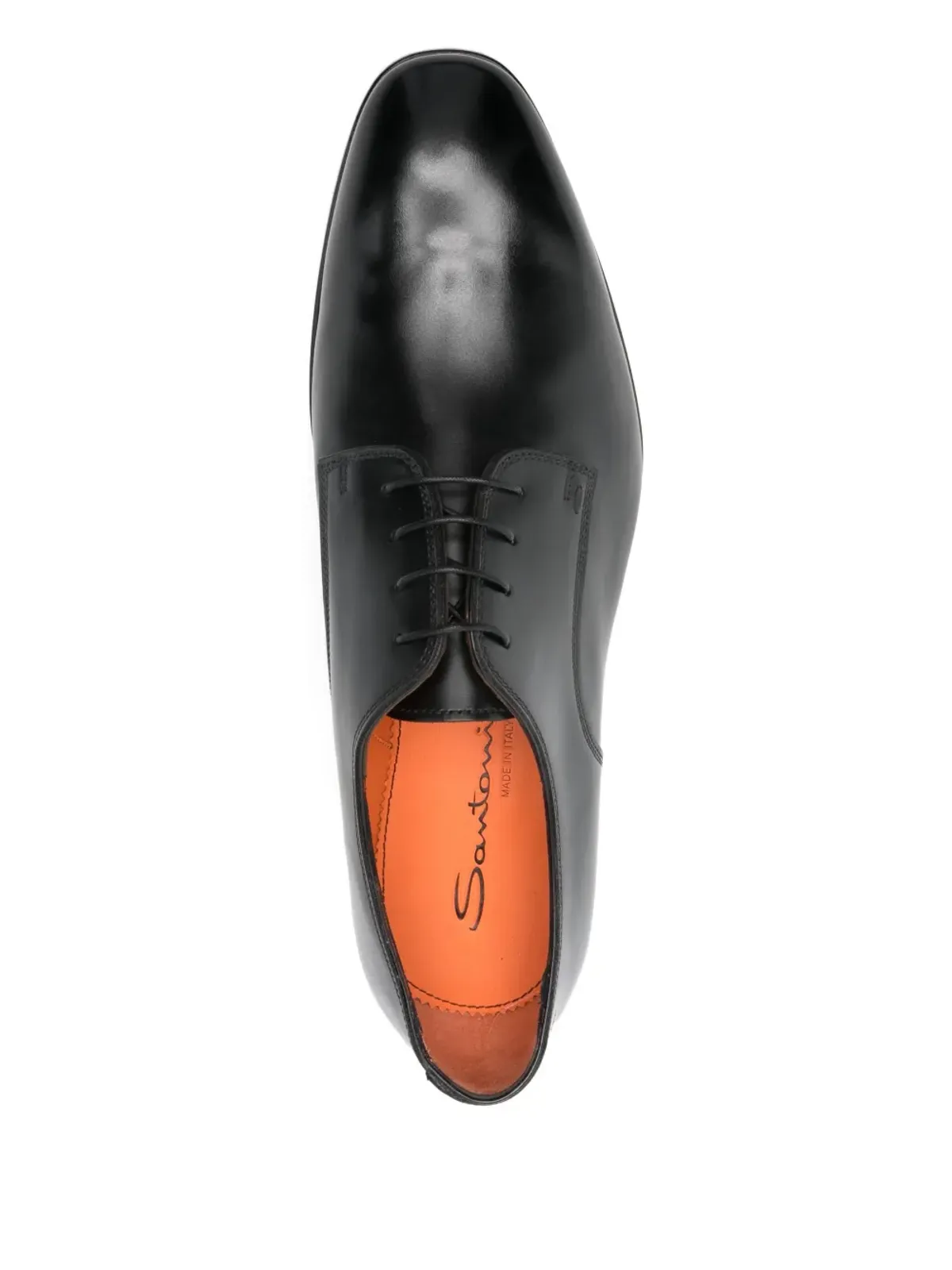 Santoni ブロックヒール ダービーシューズ - 画像4