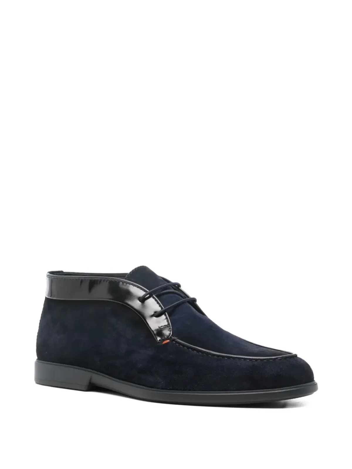 Santoni レースアップパネルドブーツ - ブルー - 画像2