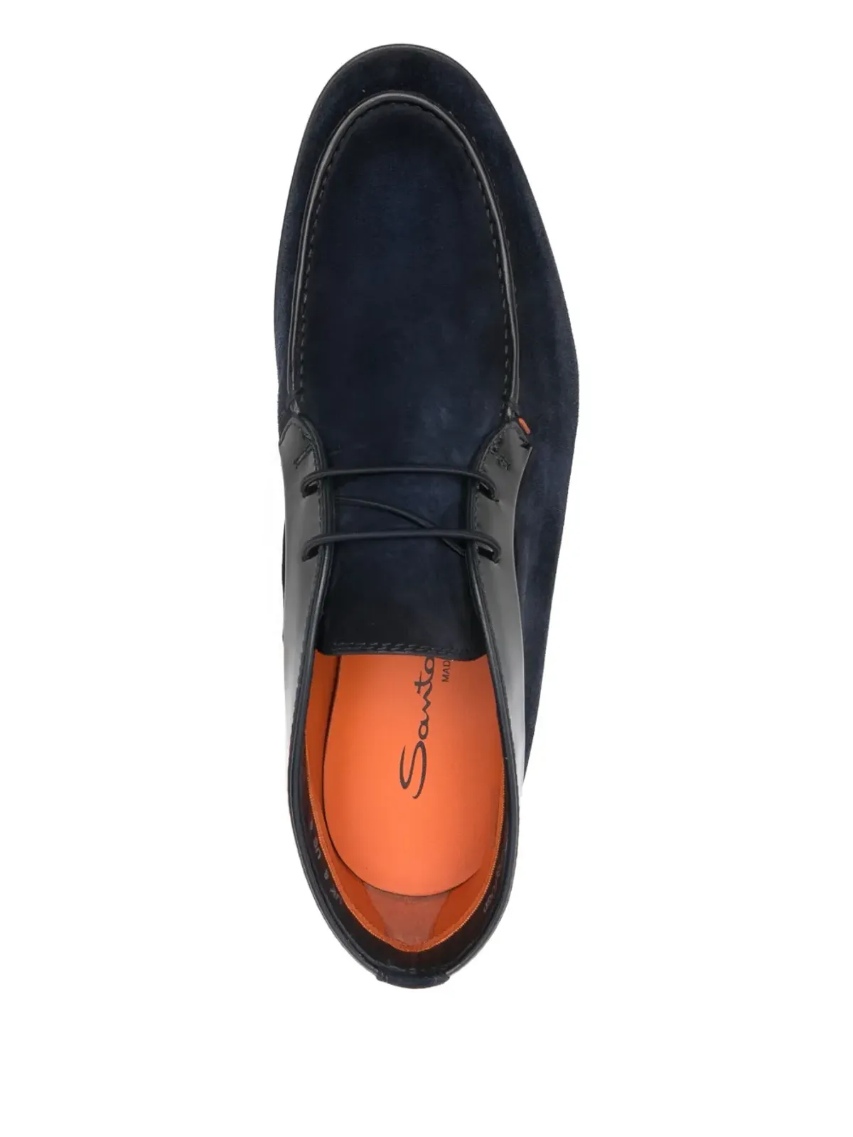 Santoni レースアップパネルドブーツ - ブルー - 画像4