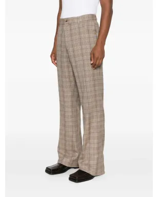 AMIRI チェック柄テーラードパンツ - サムネイル3