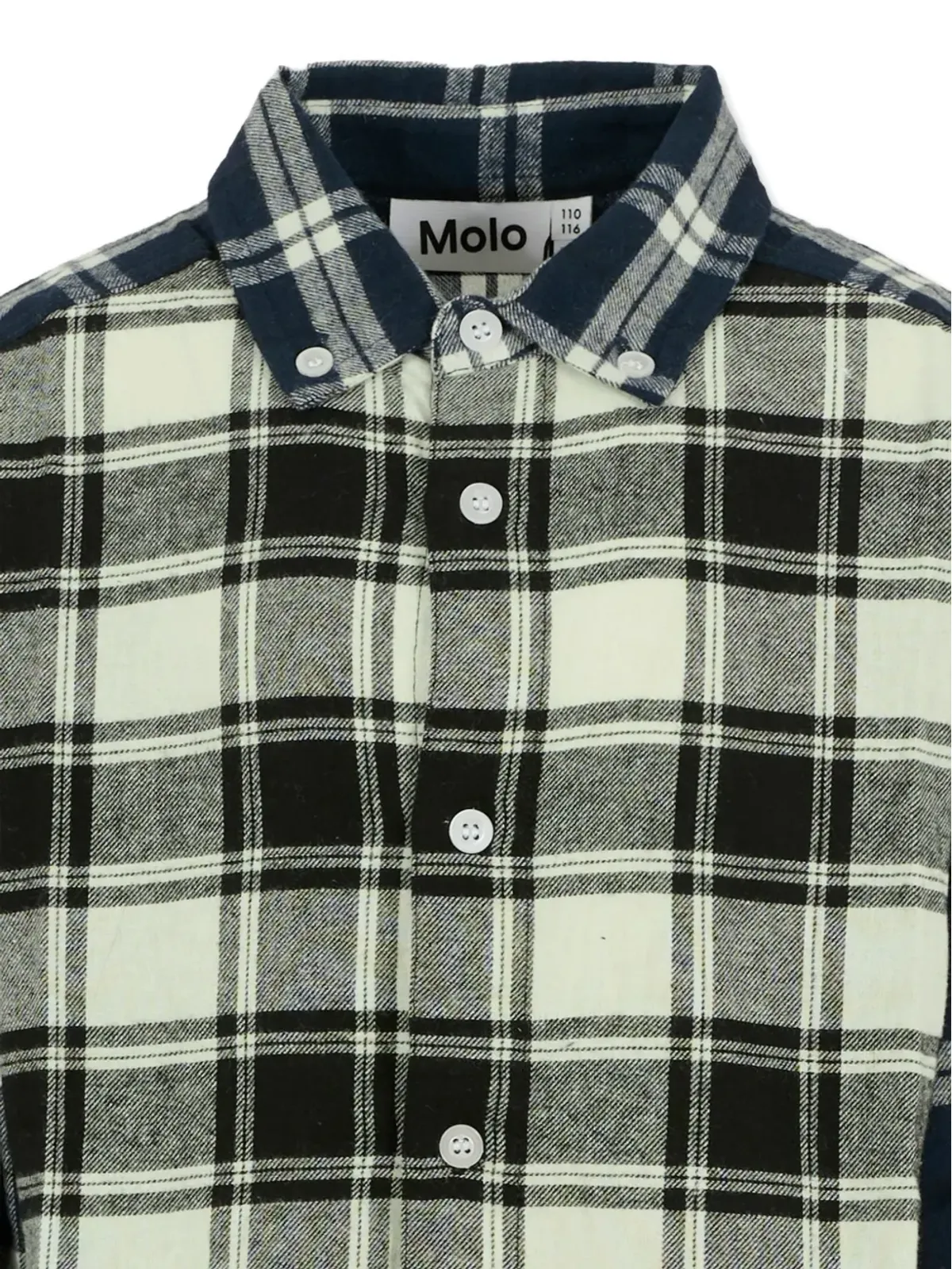 Molo チェック柄長袖シャツ - 画像3