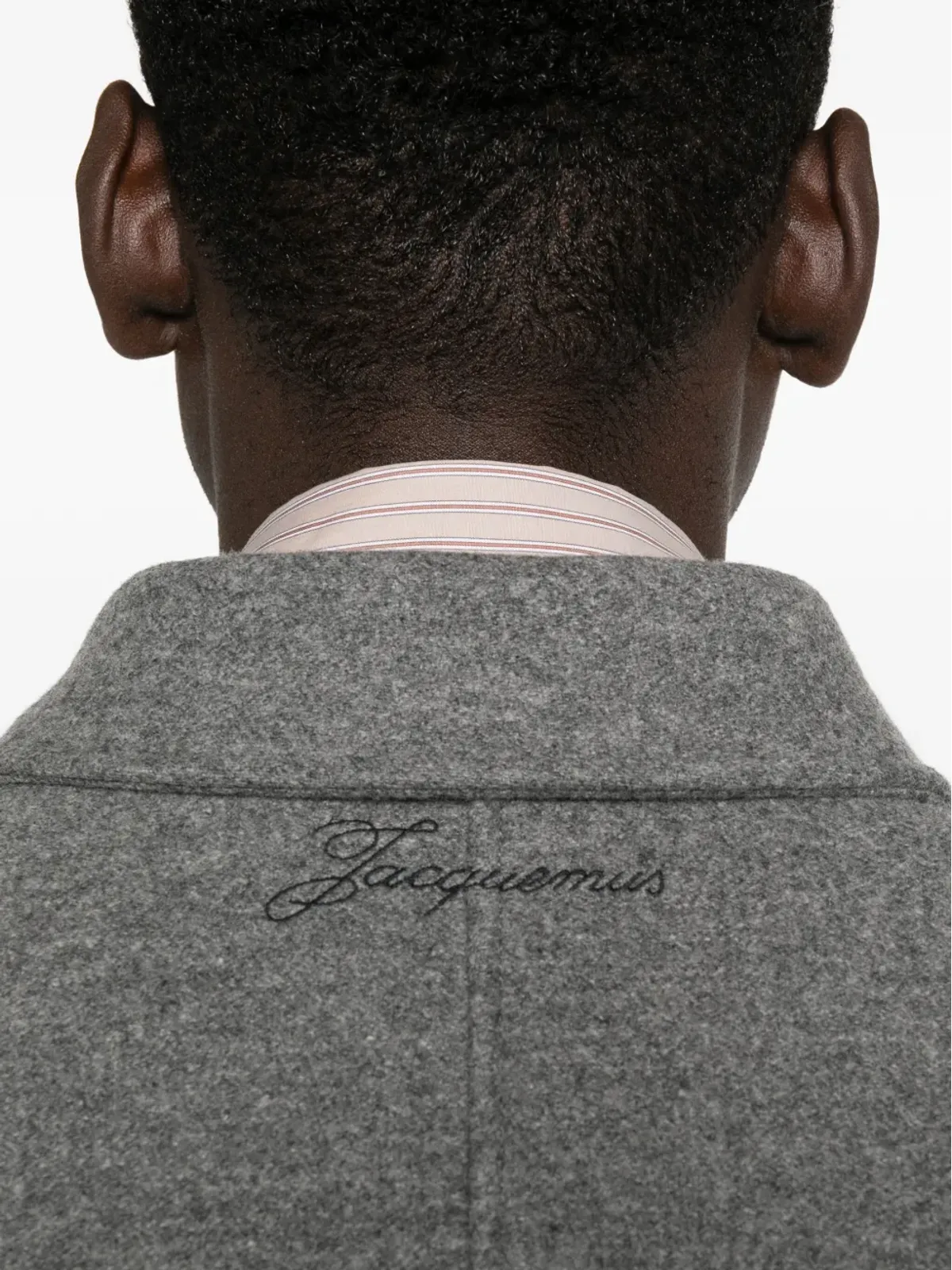 Jacquemus ウールボンバージャケット グレー - 画像5