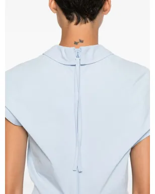 Issey Miyake 半袖ボタン留めブラウス - サムネイル5