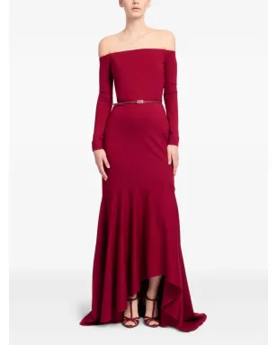 Elie Saab オフショルダーベルト付きマキシドレス - サムネイル2