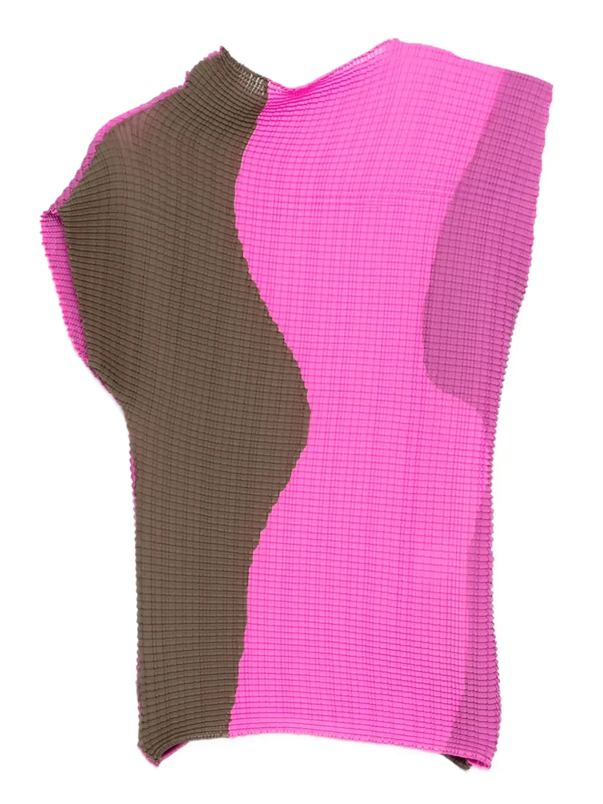 Issey Miyake プリーツパネルトップス - 画像1