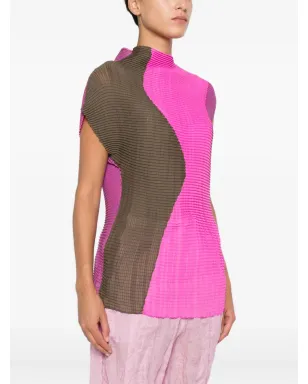 Issey Miyake プリーツパネルトップス - サムネイル3