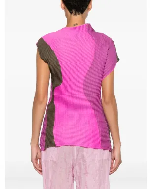 Issey Miyake プリーツパネルトップス - サムネイル4