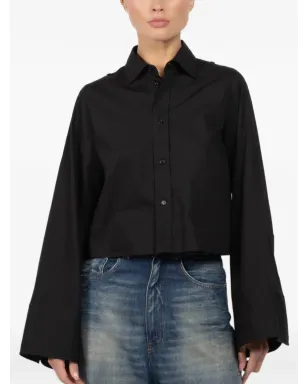 MM6 Maison Margiela ベルスリーブクロップドシャツ - サムネイル1