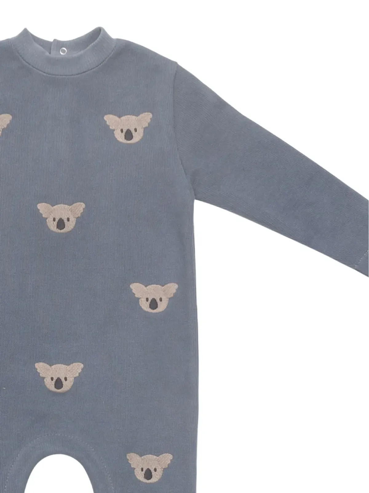 Donsje Phlyn Onesie koala-embroidered pajamas - Blue - 画像3