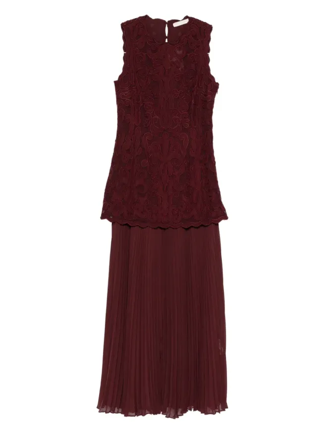 Ulla Johnson Ulla Johnson マクラメプリーツドレスの商品画像