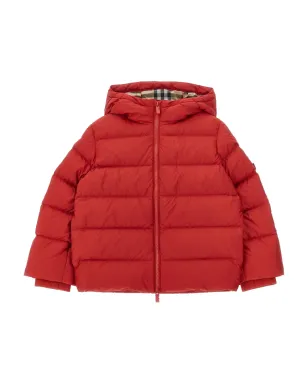 Burberry Kids キルテッドフード付きジャケット - サムネイル1