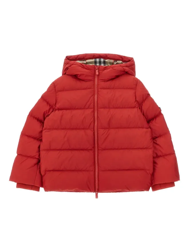 Burberry Kids Burberry Kids キルテッドフード付きジャケットの商品画像