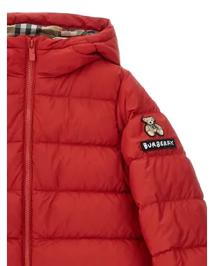 Burberry Kids キルテッドフード付きジャケット - サムネイル3