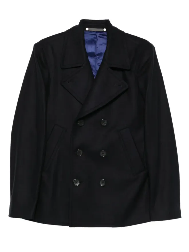 Paul Smith Paul Smith ダブルブレストピーコートの商品画像