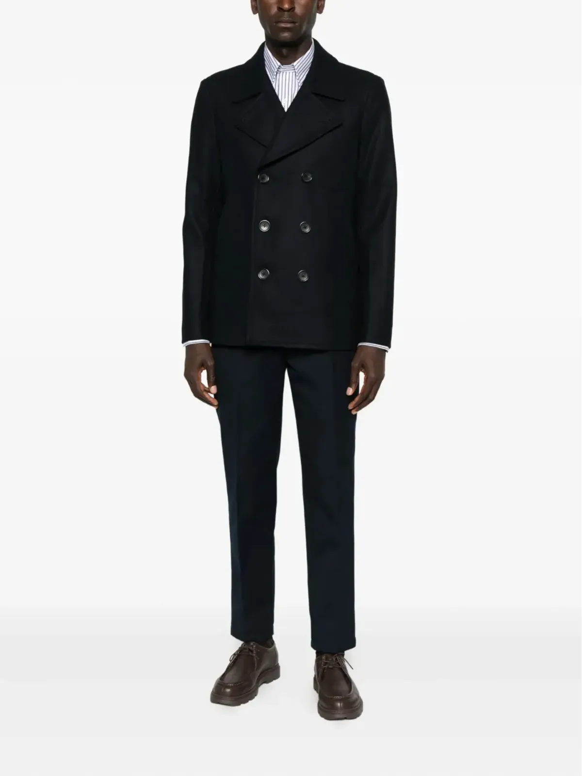 Paul Smith ダブルブレストピーコート - 画像2