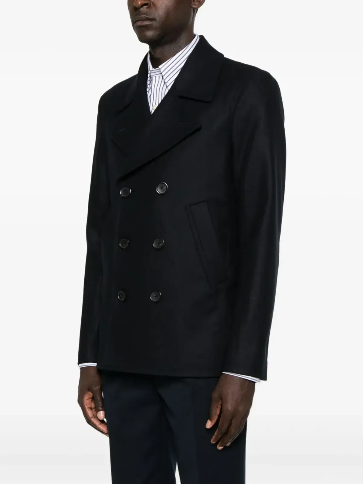 Paul Smith ダブルブレストピーコート - 画像3