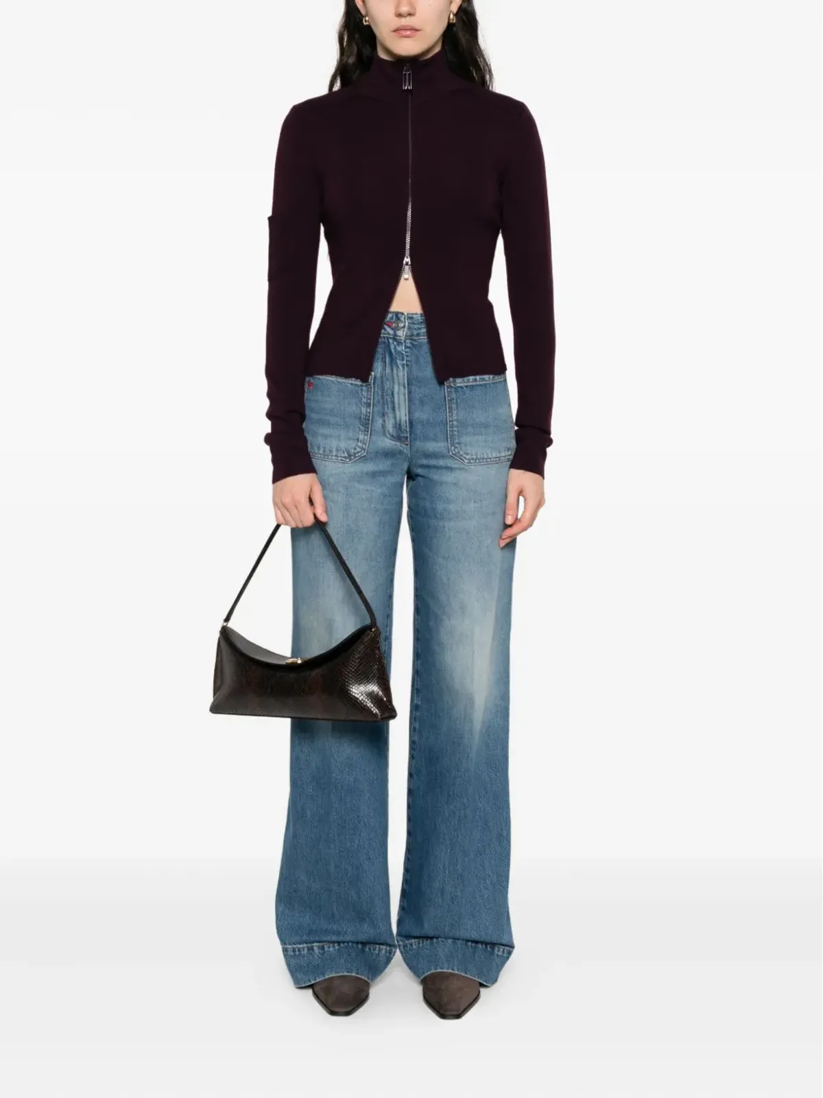Victoria Beckham ポケットディテールジーンズ - 画像2