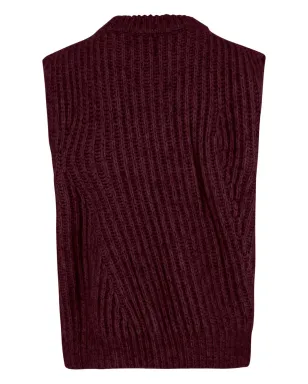 SA SU PHI ribbed tank top - Red - サムネイル2