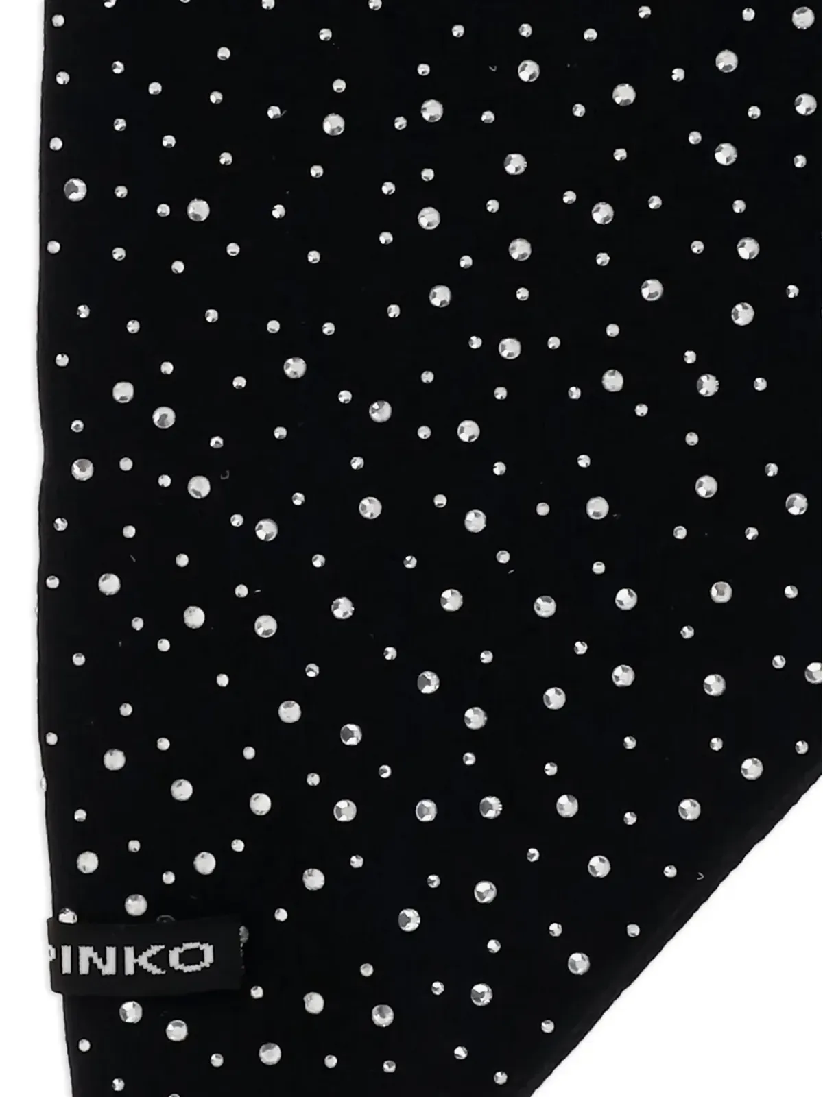 PINKO クリスタル装飾付き ニットスカーフ - 画像3