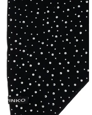 PINKO クリスタル装飾付き ニットスカーフ - サムネイル3