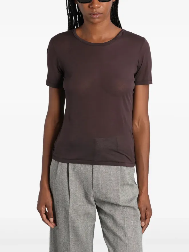 ANINE BING ANINE BING ラウンドネック半袖Tシャツの商品画像