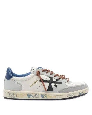 Premiata Bskt Clay 7617 レザー スニーカー - White - サムネイル1