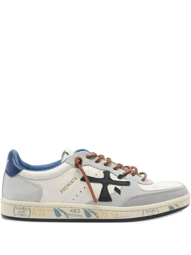 Premiata Premiata Bskt Clay 7617 レザー スニーカー - Whiteの商品画像