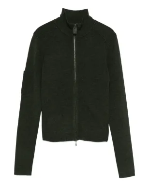 Victoria Beckham ジップフロント パッチポケット カーディガン - サムネイル1